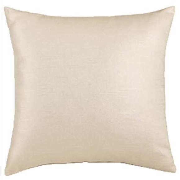 2 pack HC Textured Metallic 18" Square Decorative Pillow Rose Gold - Picture 1 of 9